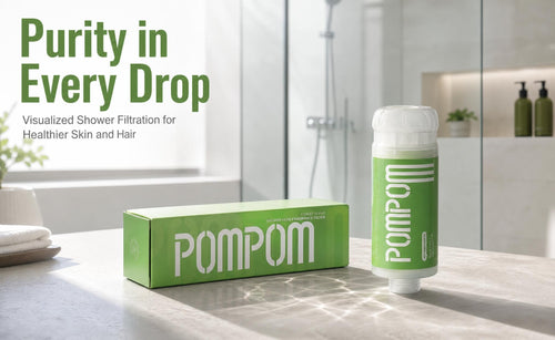 POMPOM shower head fragrance filter| vitaminC shower filter