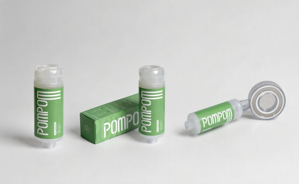 POMPOM shower head fragrance filter| vitaminC shower filter