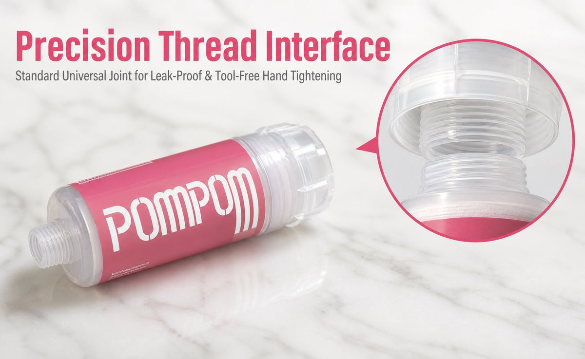 POMPOM shower head fragrance filter| vitaminC shower filter
